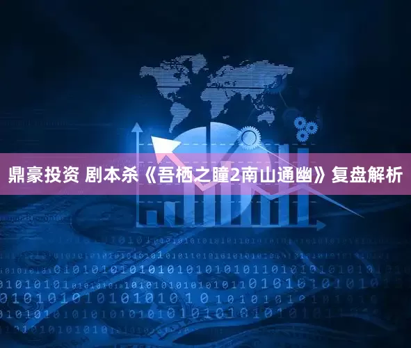 鼎豪投资 剧本杀《吾栖之瞳2南山通幽》复盘解析